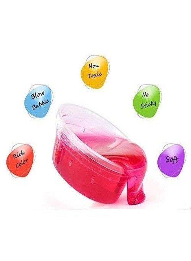 Promote Trader Pack of 18 Non Toxic DIY Crystal Clay Soft Slime Magic Mud Kit in Set with Clay Modelling Tools Toy Gifts for Girls and Boys Kids Above Age 5+ Year Old - Image 2
